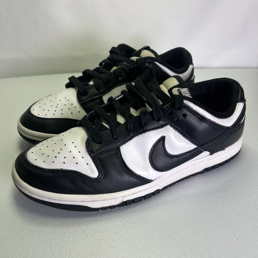 Nike Dunk Low Retro Black/White Mens Size 8 US Low Top Sneakers DD1391-100 2021